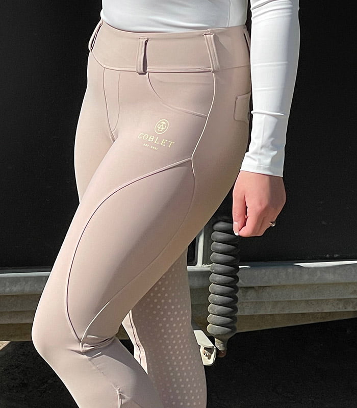 Beige Riding Leggings