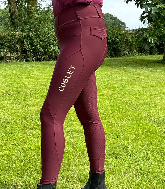 Burgundy Riding Leggings