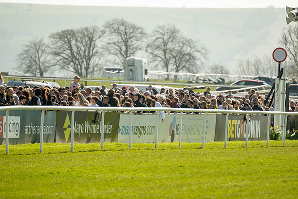 Advertising at Plumpton Racecourse