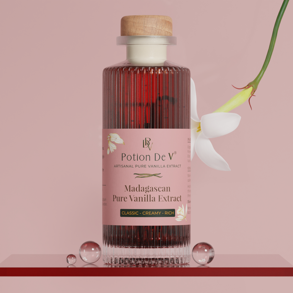 Madagascan Pure vanilla extract pink